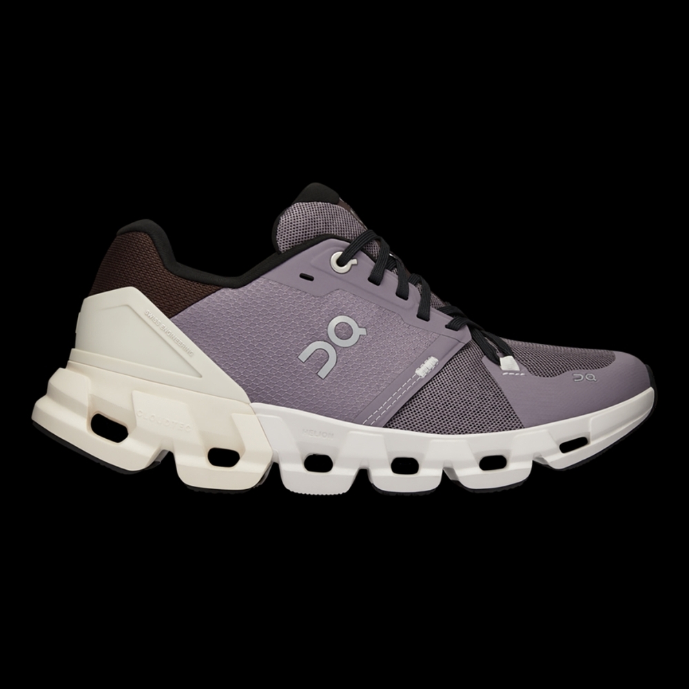 ON Cloudflyer Running Shoes. Purple. Womens 8.
